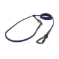 Preview: EASYLONG Hundeleine TWIST - M - 3m - dunkelblau mit schwarzen Punkten